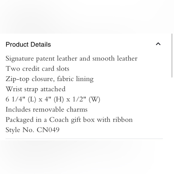 🎁 Coach Boxed Corner Zip Wristlet In Signature Leather in gold/electric red - Picture 13 of 13